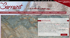 Desktop Screenshot of marbrerie-sarrazit.com